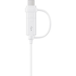 Samsung Καλώδιο 2-σε-1 USB Type-C & Micro USB - White