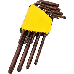 DELI σετ κλειδιά Torx σε σχήμα L, T10-T50, 9τμχ - (DL230707G)