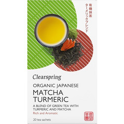 Clearspring Πράσινο Τσάι Matcha Turmeric 20 Φακελάκια