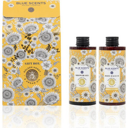 Blue Scents Box Golden & Argan Shower Gel 300ml + Body Balsam 300ml