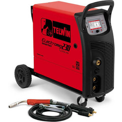 Telwin Electromig 230 Wave Ηλεκτροκόλληση Inverter MMA / MIG / MAG / TIG 240A 20%