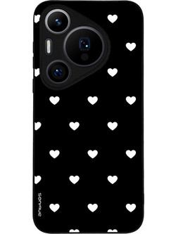 Sonique Heart Series 02 Back Cover Black (Huawei Pura 70 Pro)