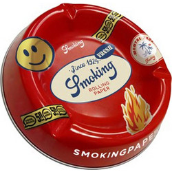 Smoking Τασάκι Μεταλλικό Large Red Labels - 20cm