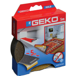 Ταινία αφρώδης συγκράτησης χαλιών Geko 25mm x 5m μαύρη