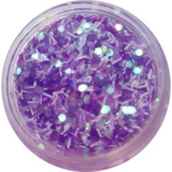 Μώβ Glitter Mix