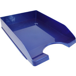 METRON ΔΙΣΚΟΣ ΓΡΑΦΕΙΟΥ ΠΛΑΣΤΙΚΟΣ 26x35x6.5cm ΜΕΤΑΛΛΙΚΟ ΜΠΛΕ