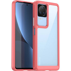 Hurtel Outer Space Back Cover Red (Xiaomi Poco F4 5G)