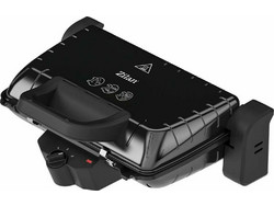 Zilan ZLN4021-BLK Τοστιέρα Γκριλιέρα με Αποσπώμενες Πλάκες για 2 Τοστ 1600W
