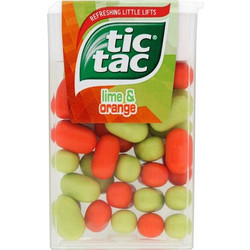 Καραμέλες Λάιμ Πορτοκάλι Tic Tac Lime and Orange 18g