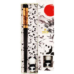 Τσοπστικς με Βάση Tokyo Design Studio Giftset Chopsticks with Panda Rest