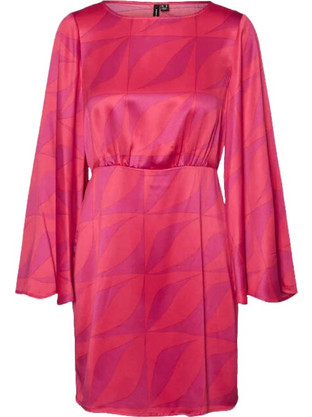 Vero Moda Kypra Love Potion Mini Βραδινό Φόρεμα Φούξια 10276317