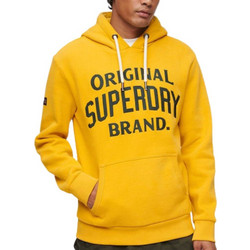 Superdry Ανδρικό Αθλητικό Φούτερ με Κουκούλα Κίτρινο M2013154A-1LI