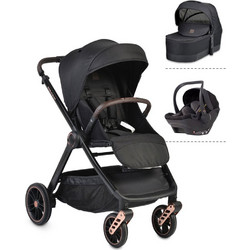 Cangaroo Macan Καρότσι Μωρού 3 σε 1 Black