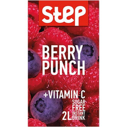 Step Berry Punch Βιταμινούχο Στιγμιαίο Ρόφημα σε Σκόνη με γευση μουρων , 9gr