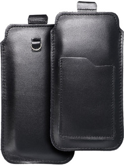 Royal - Leather Universal Blet Pocket / Black - Size Xl - Iphone 11 / 12 / 13 / Samsung S7 Edge OEM