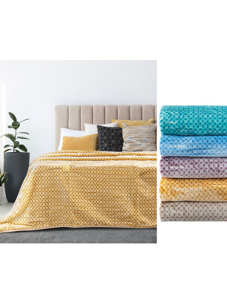 Κουβέρτα 220x240 Υπέρδιπλη Miro Beauty Home Art 11000- Λιλά