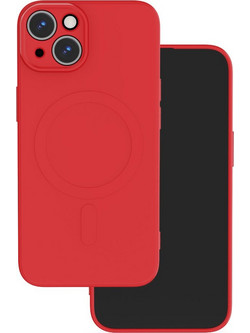 TFO Simple Color Mag Back Cover Red (iPhone 15)