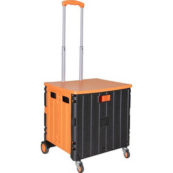 BORMANN BWB1304 (069997) ΚΑΡΟΤΣΙ ΜΕΤΑΦΟΡΑΣ ΠΛΑΣΤΙΚΟ ΠΤΥΣΣΟΜΕΝΟ ΜΕ 4 ΡΟΔΕΣ & ΙΚΑΝΟΤΗΤΑ ΜΕΤΑΦΟΡΑΣ ΦΟΡΤΙΟΥ 35Kg/ 50L