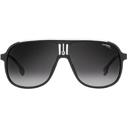Carrera 1007/S 003/9O Ανδρικά Γυαλιά Ηλίου Oversized Κοκάλινα Μαύρα με Γκρι Degradee Φακό