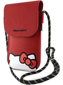 Hello Kitty Leather Hiding Kitty Cord bag - red - (Hel000094-0)
