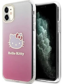Hello Kitty IML Gradient Electrop Kitty Head Case for iPhone 11 / Xr - Pink - (Hel000002-0)