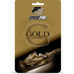 Αρωματικό Δεντράκι Αυτοκινήτου Κρεμαστό Ucare GOLD F1 Speedfire 1τμχ