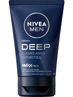 Nivea Men Deep Face & Beard Wash 100ml