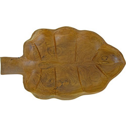 Artekko Qey Δίσκος Ξύλινος Φύλλο (40x25x6)cm