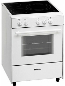 Meireles E603W Κουζίνα Ηλεκτρική 55lt με Κεραμικές Εστίες 60cm