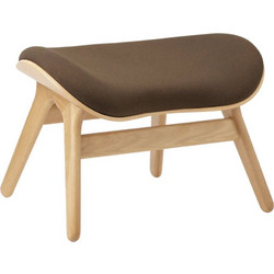 Σκαμπό ACP Ottoman 5573C703-10 63x50x43cm Oak Mocca Ξύλο,Ύφασμα