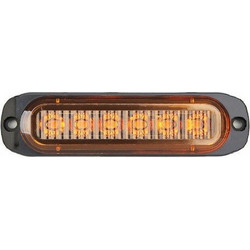 ΦΩΤΑ LED ΟΔΙΚΗΣ ΒΟΗΘΕΙΑΣ 6LED 12V/24V ΠΟΡΤΟΚΑΛΙ ΕΞΩΤΕΡΙΚΑ 112mm X 29mm MAR960