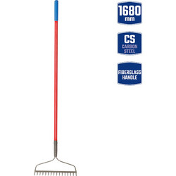 WorkPro Τσουγκράνα 16 Δοντιών με Λαβή από Fiberglass - WP335016