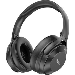 Hoco ANC W37 Ενσύρματα & Ασύρματα Bluetooth Ακουστικά Over Ear με Noise Canceling Μαύρα