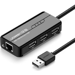 Ugreen 20264 USB Hub 3.0 USB-A με 3 Θύρες USB-A / Ethernet