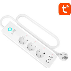 Gosund P1 Smart Πολύπριζο 3 Θέσεων 3 USB Λευκό