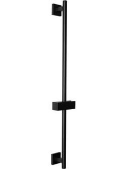 Βέργα ντουζιέρας με βάση τηλεφώνου E087008 Flute Almar Black Matt