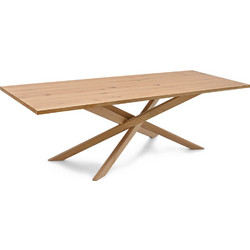Homeplus Ορθογώνιο Τραπέζι Κήπου Torino Rattan Καφέ 110x60x74cm 1.02.0456
