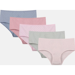 Γυναικεία εσώρουχα DONELLA 5 Pack 251208 Plus Size - MULTICOLOR