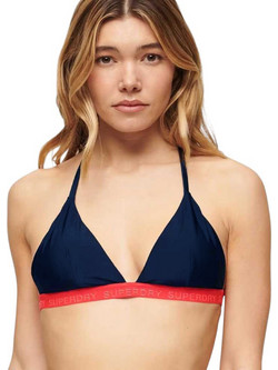 Superdry Bikini Top Τριγωνάκι Navy Μπλε W3010436A