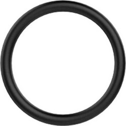 Naughty Toys Stretchy Penis Ring 3.8cm Ελαστικό Δαχτυλίδι Πέους Σιλικόνης 3.8cm Μαύρο