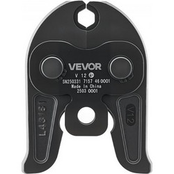 Σιαγόνα Πίεσης VEVOR V12, Σιαγόνα Πίεσης 12mm για Σωλήνες Ανοξείδωτου Χάλυβα Τύπου V, Σιαγόνες Πίεσης Υψηλής Αντοχής από Καρβοποιημένο Χάλυβα Συμβατές με Τυπικά Εργαλεία Πίεσης