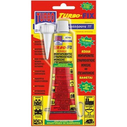 Turbo Fix Σφραγιστική Σιλικόνη Μαύρη 80ml