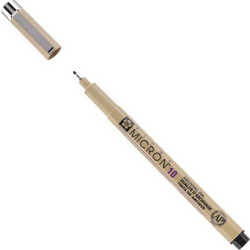 Sakura Pigma Micron μαρκαδόρος σχεδίου 10 0.6 mm μαύρο