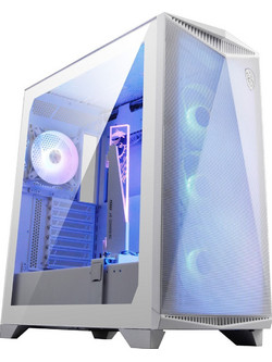MSI MPG Gungnir 300R Airflow White Gaming Midi Tower Κουτί Υπολογιστή RGB με Πλαϊνό Παράθυρο