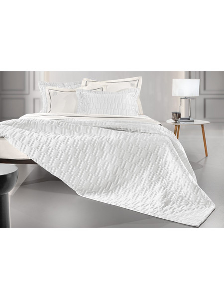 Κουβερλί Σετ Υπέρδιπλο 240x250 Microsatin Guy Laroche Brick White