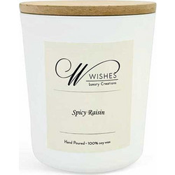 Αρωματικό Κερί Σόγιας Σε Βάζο Wishes Spicy Raisin