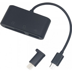 Micro Usb Type-C - Φορητό Card Reader OTG για Smartphone QH-47