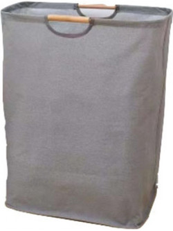 Καλαθούνα Απλύτων Cotton & Bamboo για Μπάνιο 40x27x52cm - Γκρί