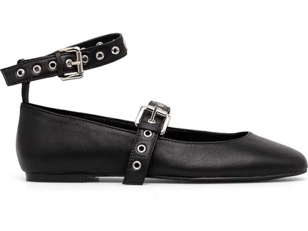 Μπαλαρινες Macbeth 11003189 017 black leather