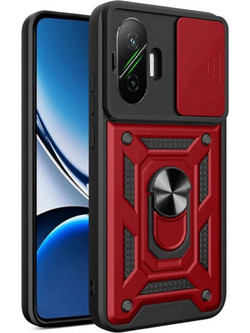 Bodycell Armor Slide Θήκη Cover Red (Xiaomi Poco F7)